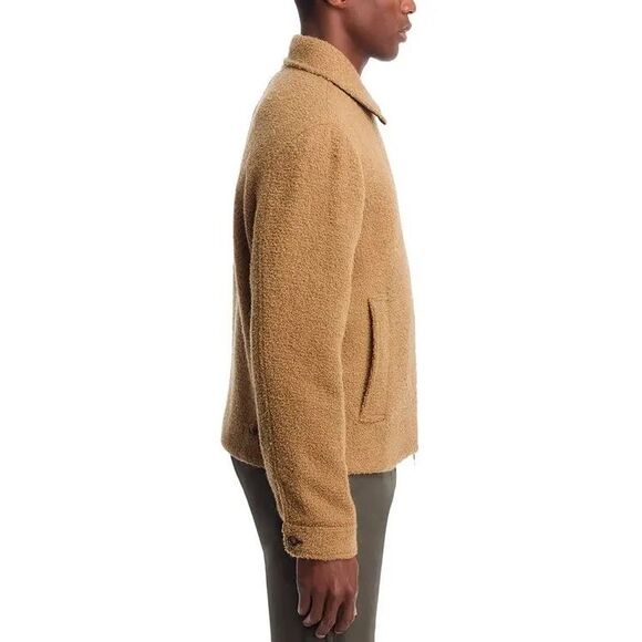 Michael Kors NWT Zip Front Wool Jacket Dark Camel XXL - Picture 7 of 8